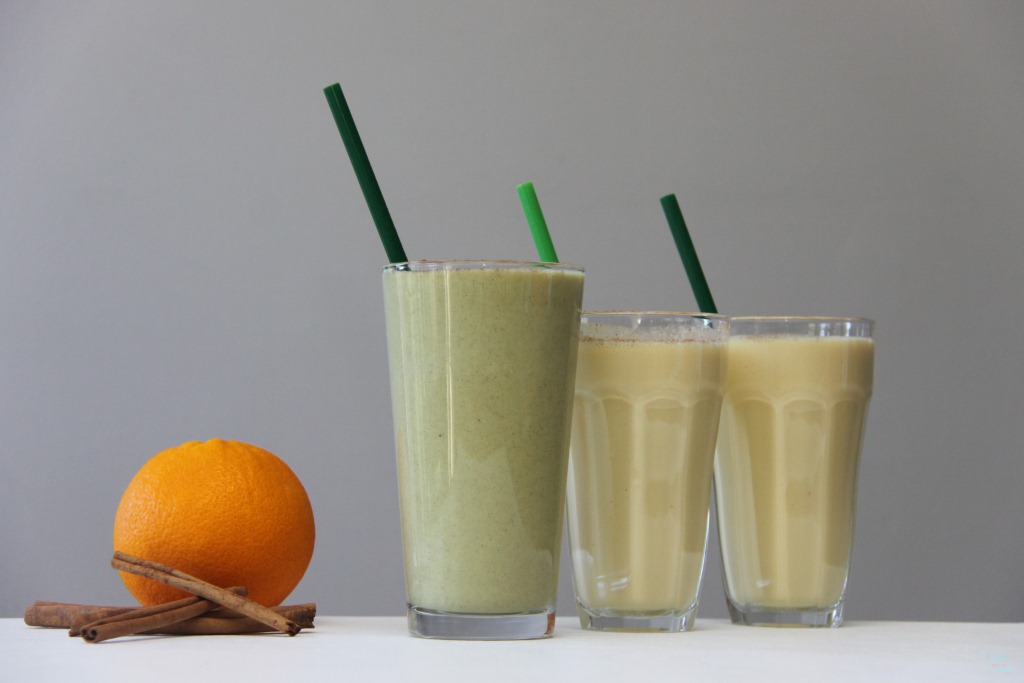 Orange Cinnamon Lassi/ Protein Smoothie