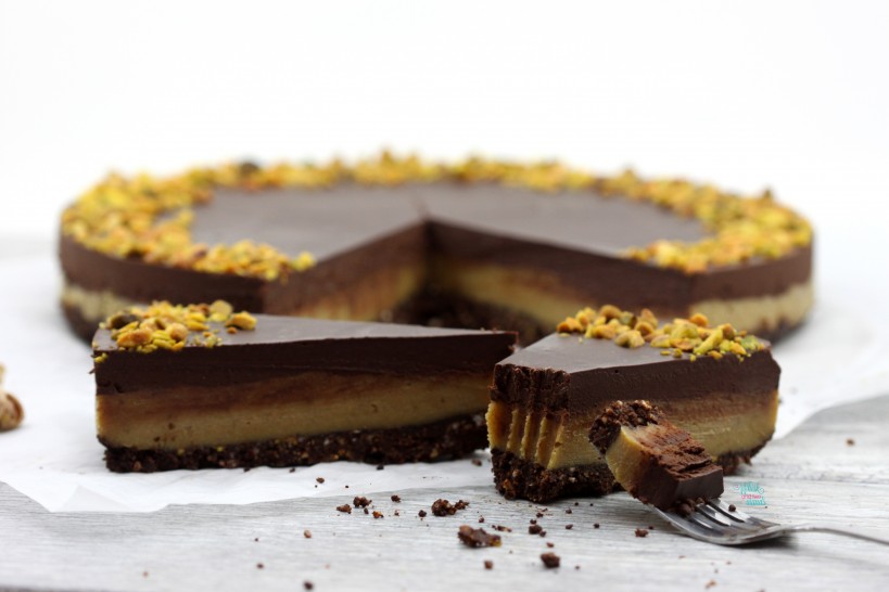 Perfectly Perfect Pistachio Chocolate Tart (vegan, gluten free and grain free)