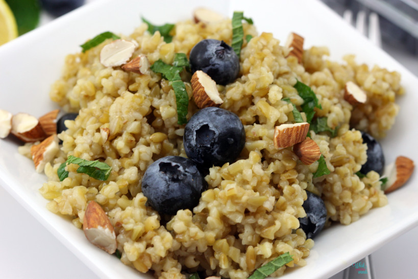 Blueberry Mint Freekeh