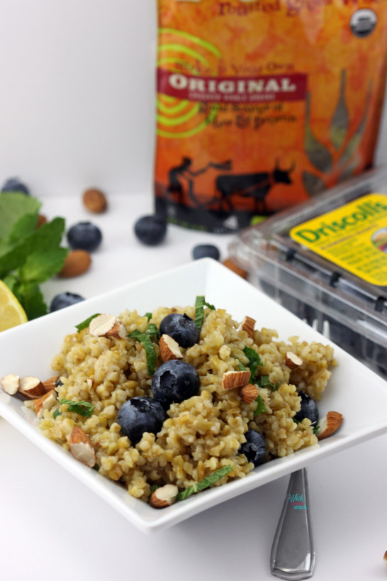 Blueberry Mint Freekeh