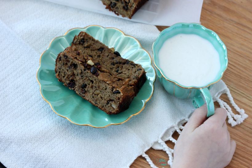 Coffee Crunch CocoNUT Banana Bread