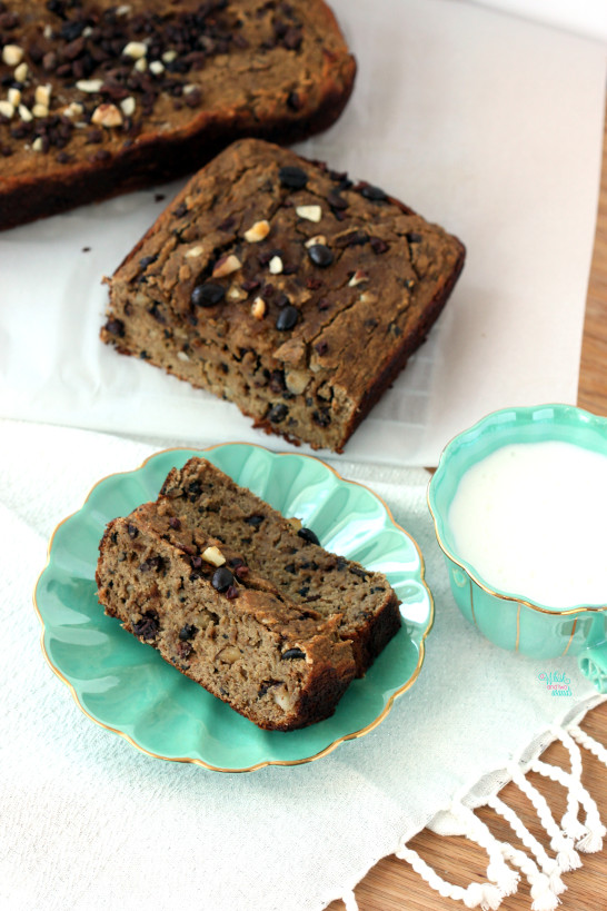 Coffee Crunch CocoNUT Banana Bread