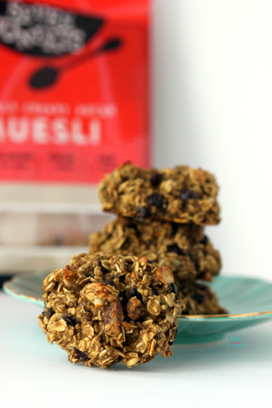 Cranberry Pecan Muesli Cookies 