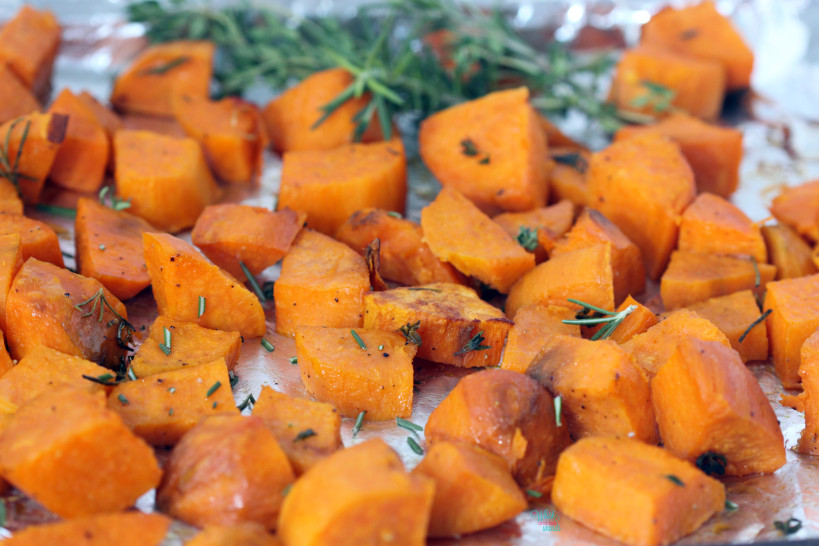 Herb Roasted Sweet Potatoes