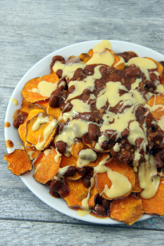 Loaded Chili Cheese Sweet Potato Chips