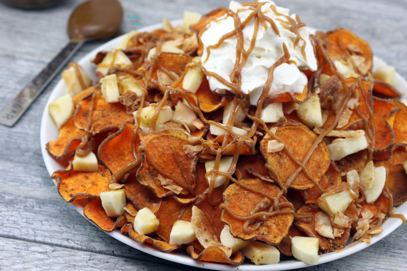 Loaded Elvis Sweet Potato Chips (vegan , gf)