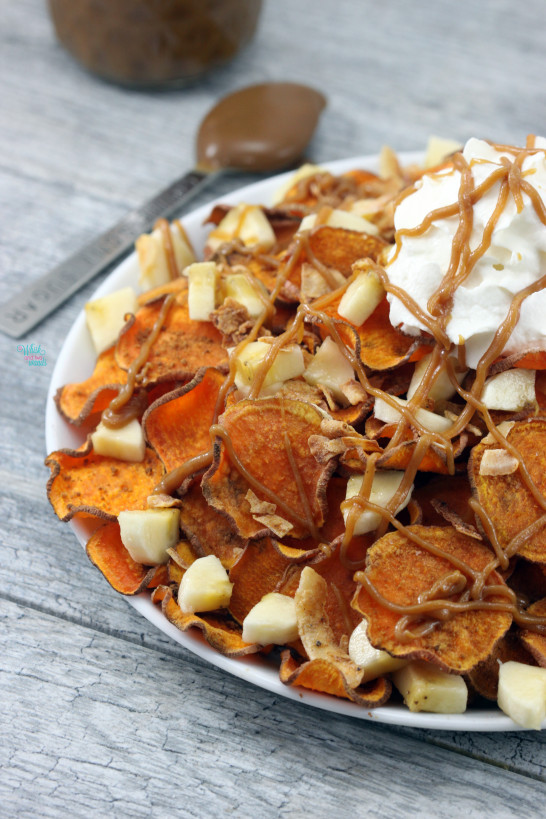 Loaded Elvis Sweet Potato Chips (vegan , gf)