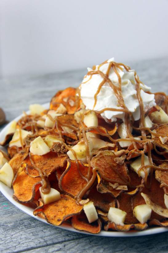 Loaded Elvis Sweet Potato Chips (vegan , gf)