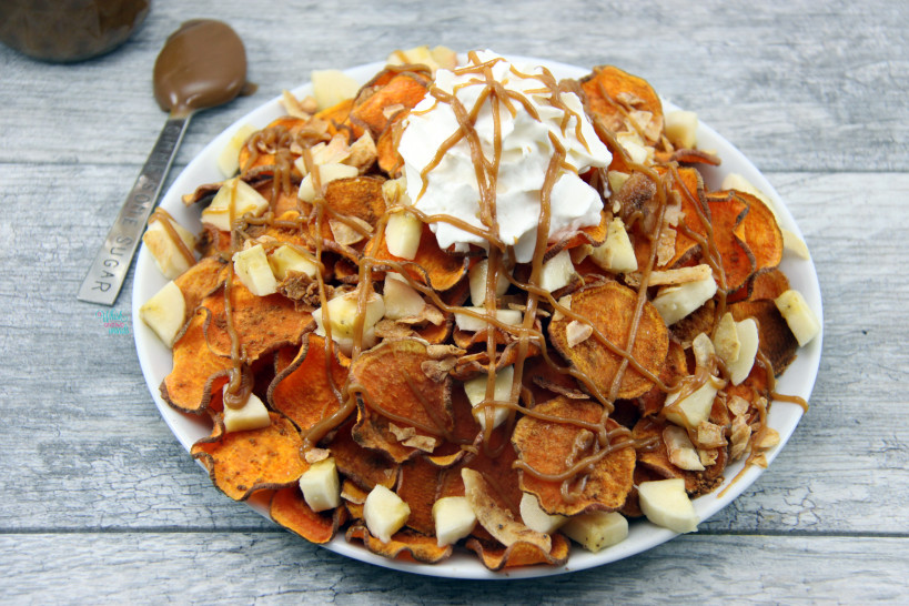 Loaded Elvis Sweet Potato Chips (vegan , gf)