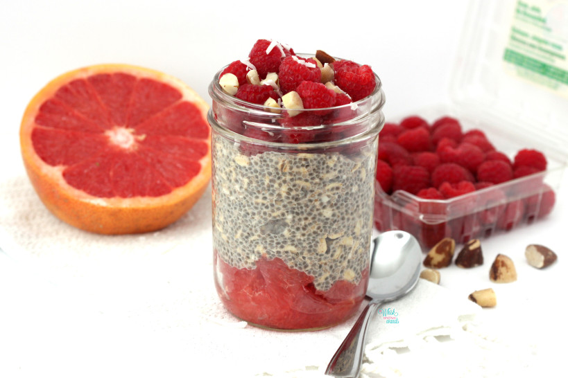 Tropical Berry Chia Overnight Oats