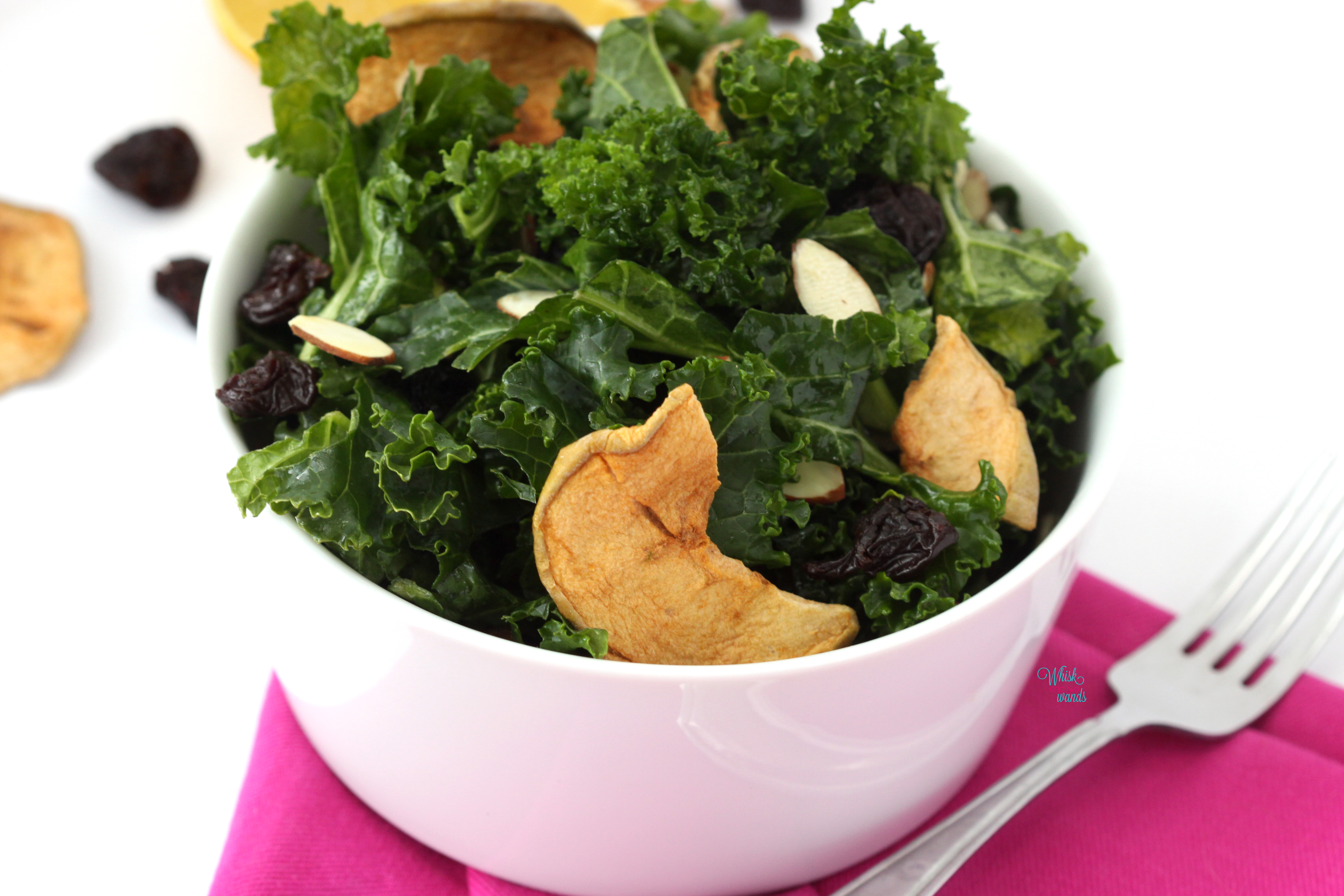 Cherry Apple Kale Salad