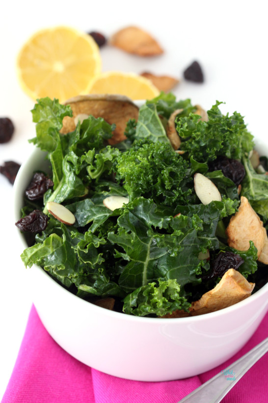 Cherry Apple Kale Salad