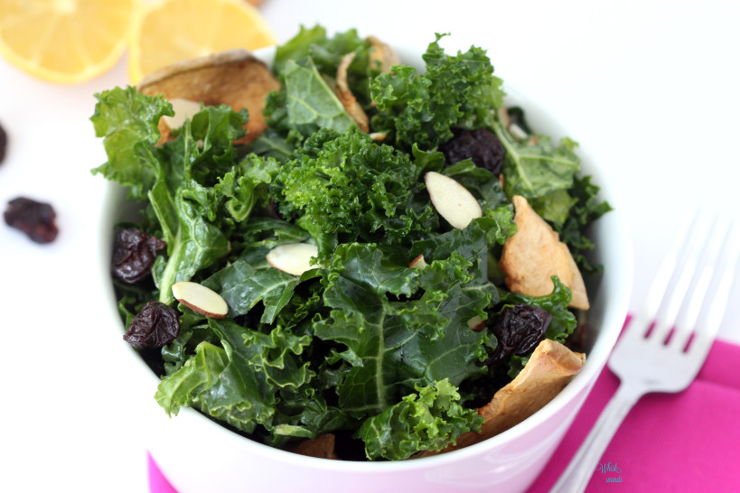 Cherry Apple Kale Salad