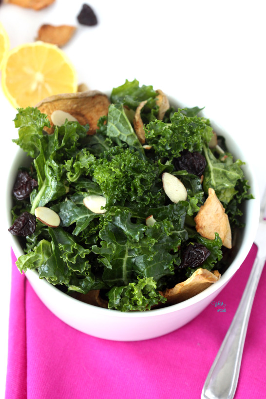 Cherry Apple Kale Salad