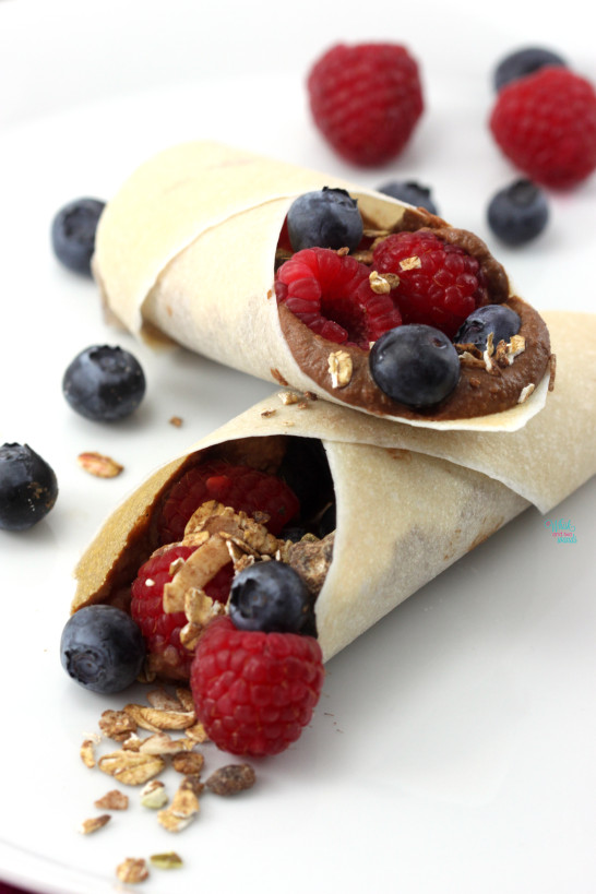 Cacao Hummus Berry Coconut Wraps