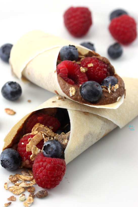 Cacao Hummus Berry Coconut Wraps