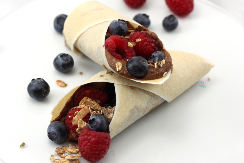 Cacao Hummus Berry Coconut Wraps