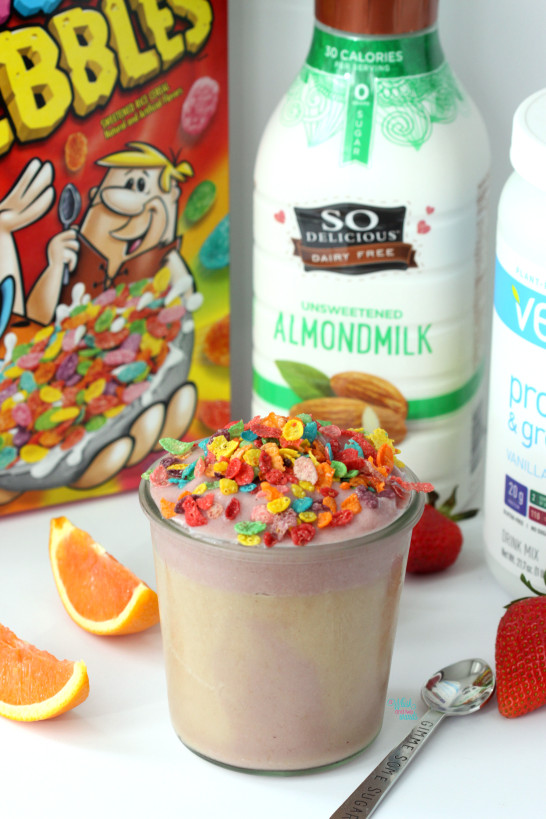 Fruity Pebble Smoothie, Smoothie Bowl