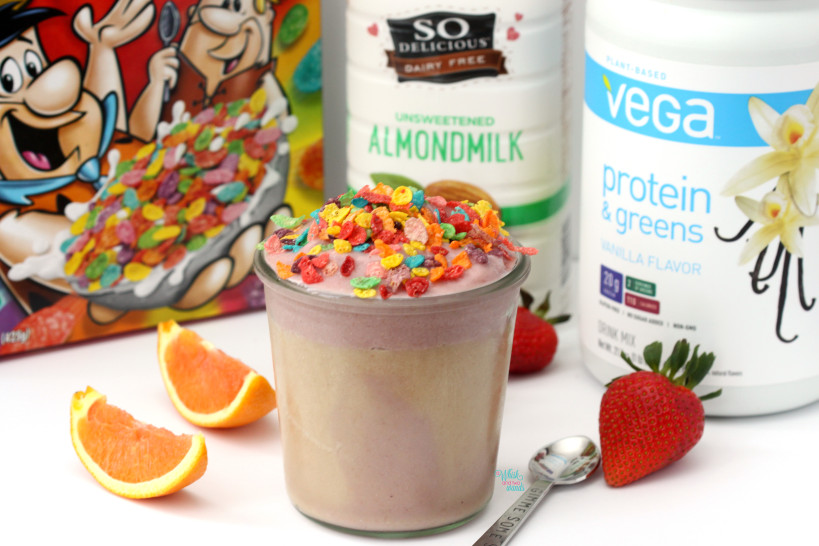 Fruity Pebble Smoothie, Smoothie Bowl