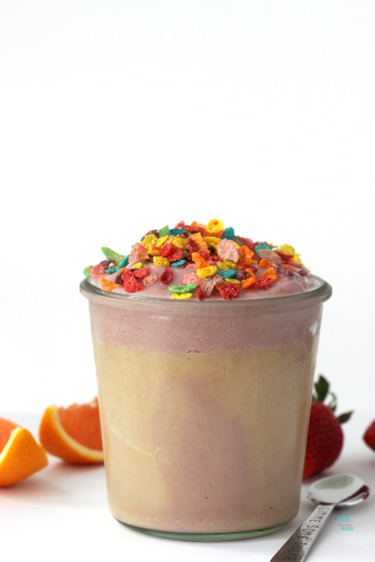 Fruity Pebble Smoothie, Smoothie Bowl