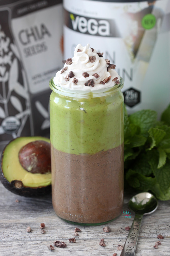 Chocolate Mint Protein Pots de Crème (vegan, gluten free)