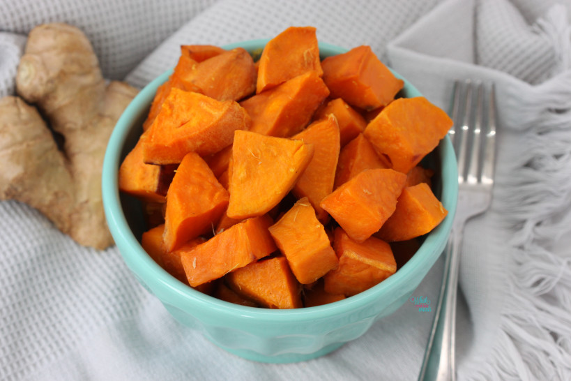 Ginger Roasted Sweet Potatoes