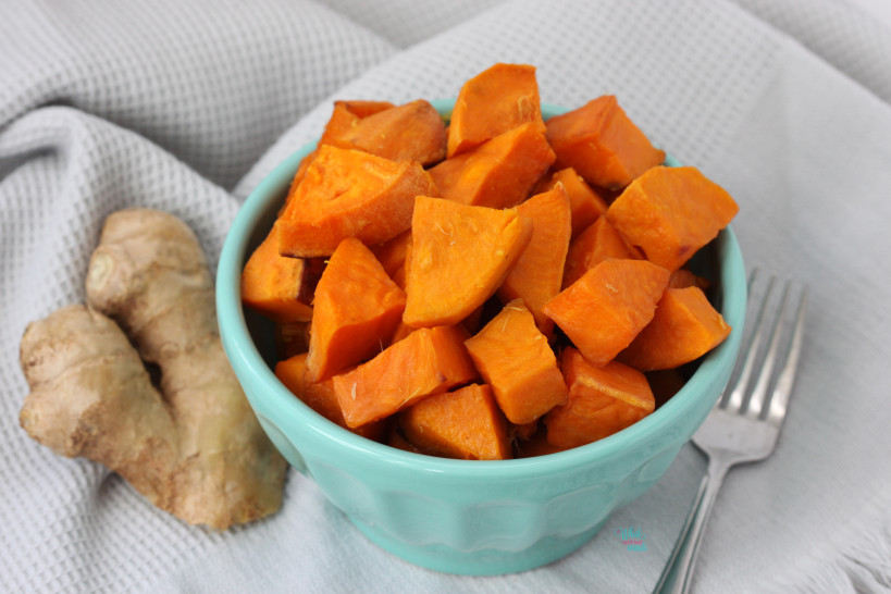 Ginger Roasted Sweet Potatoes