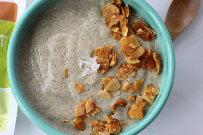 Salted Toasted Coconut Smoothie Bowl (vegan, gluten free)