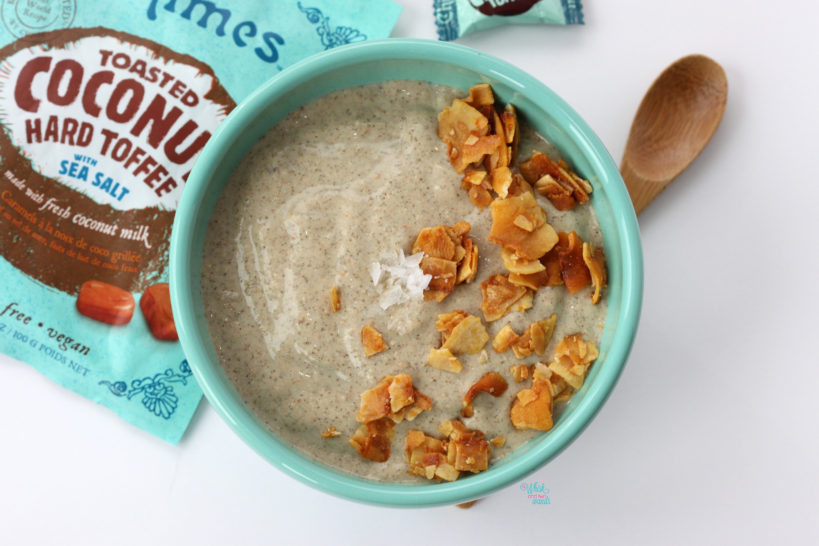 Salted Toasted Coconut Smoothie Bowl (vegan, gluten free)