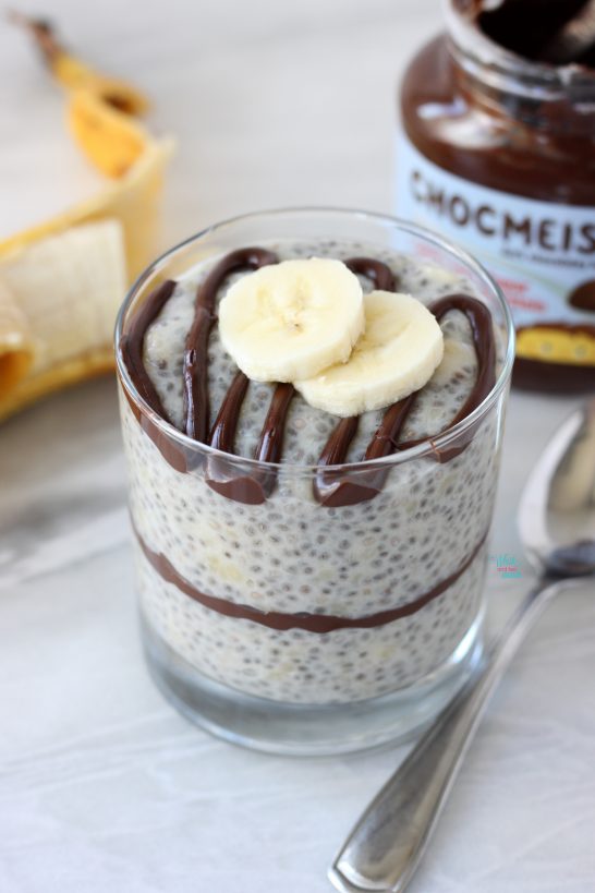 Banana Chocmeister Chia Cups (vegan and gluten free)