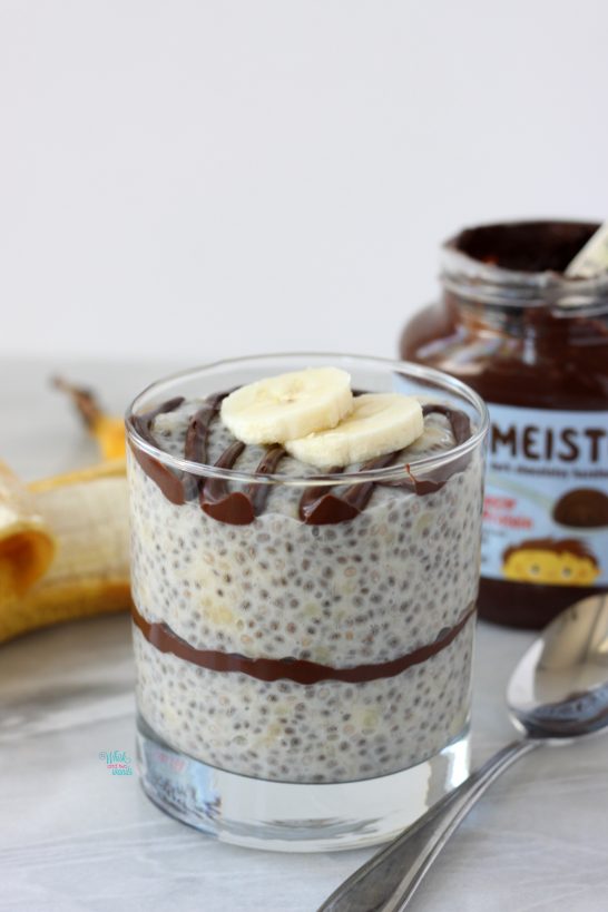 Banana Chocmeister Chia Cups (vegan and gluten free)