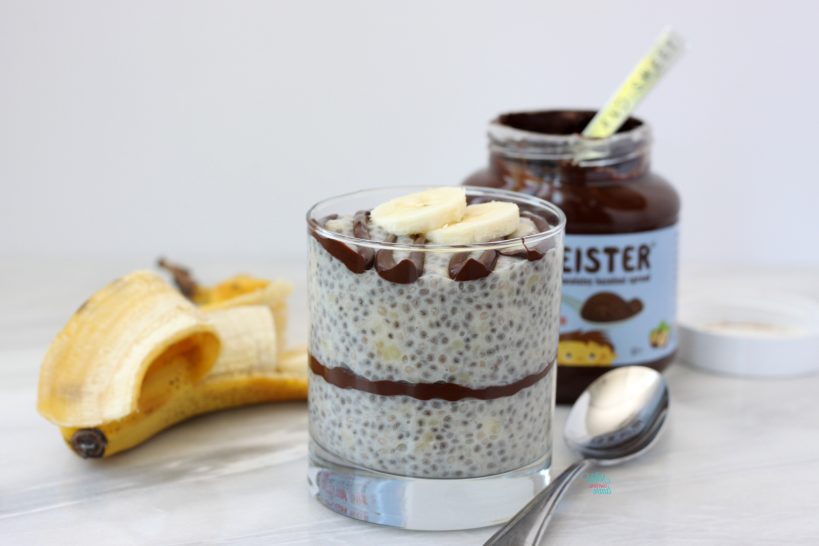 Banana Chocmeister Chia Cups (vegan and gluten free)