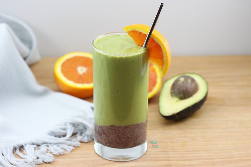 Tropical Acai Chia Green Smoothie