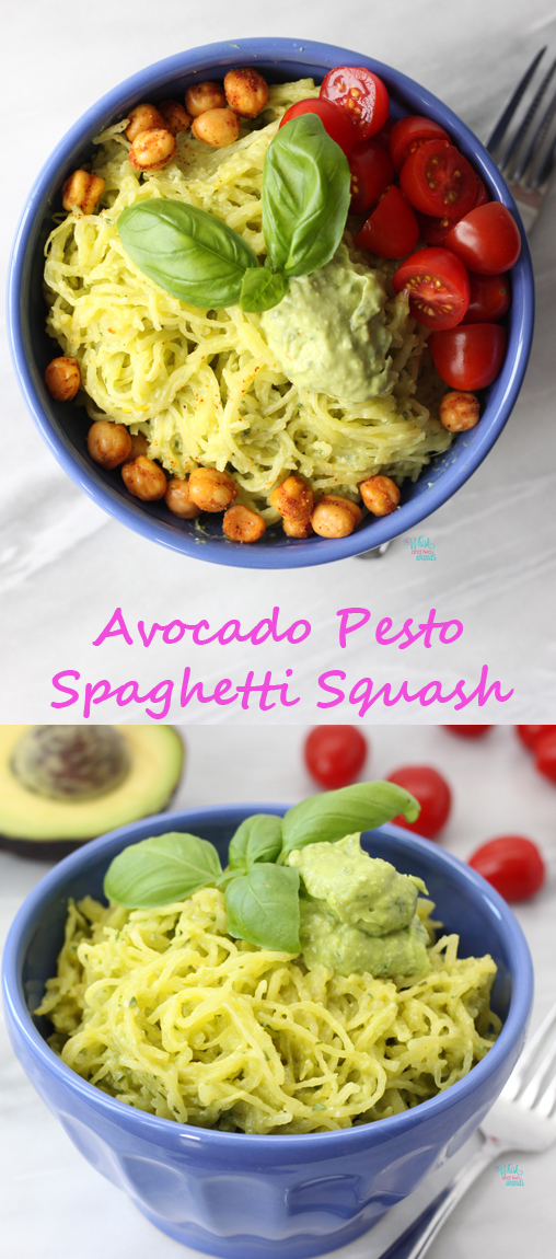 Avocado Pesto Spaghetti Squash PIN