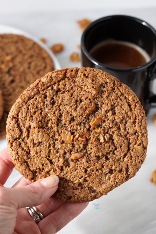 Caramel Coconut Espresso Almond Butter Cookies