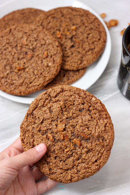 Caramel Coconut Espresso Almond Butter Cookies