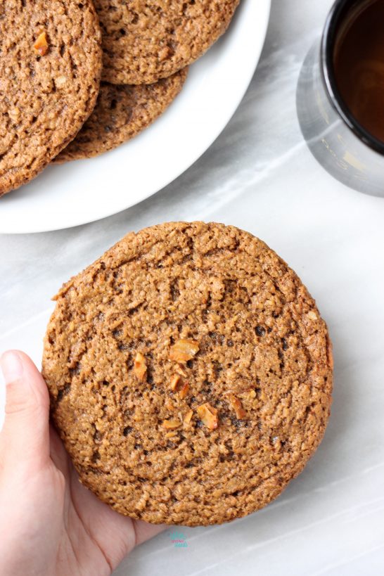 Caramel Coconut Espresso Almond Butter Cookies