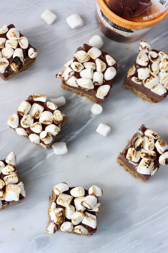 S'more Ice Cream Bars (vegan, gluten free)