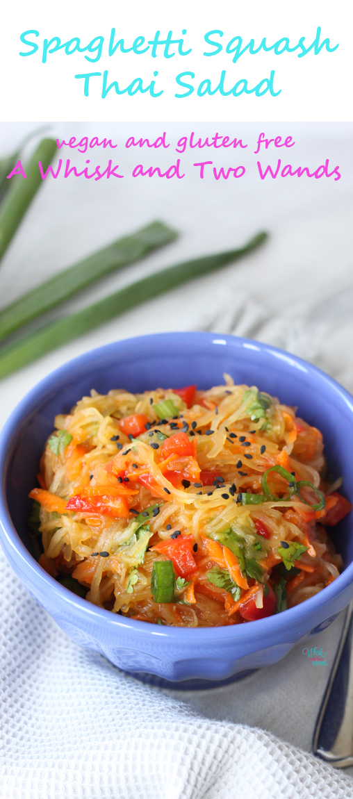 Spaghetti Squash Thai Salad