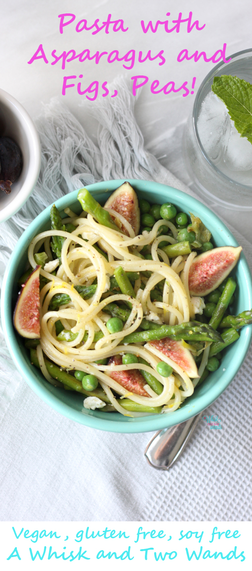 Pasta with Asparagus and Figs Peas copy