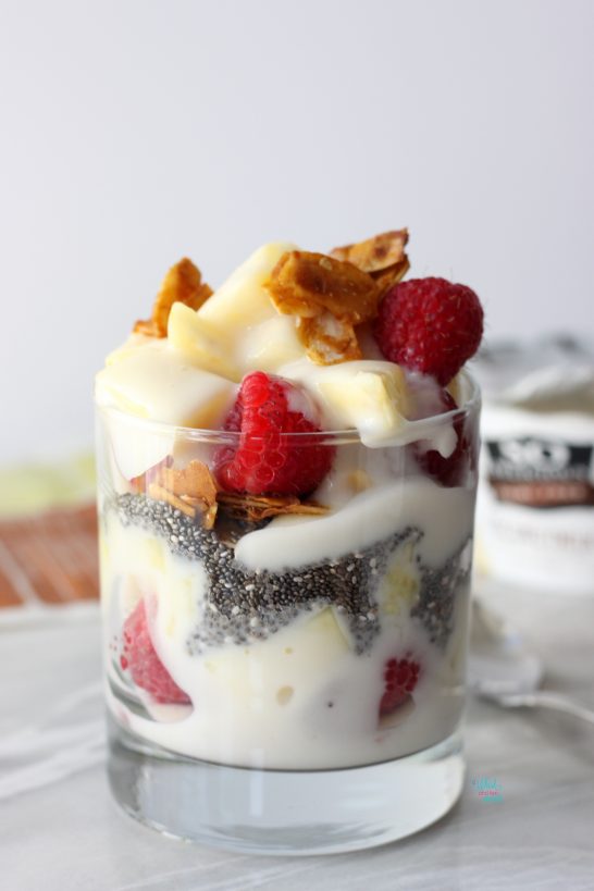 Raspberry Chia Pinapple Coconut Parfait WM