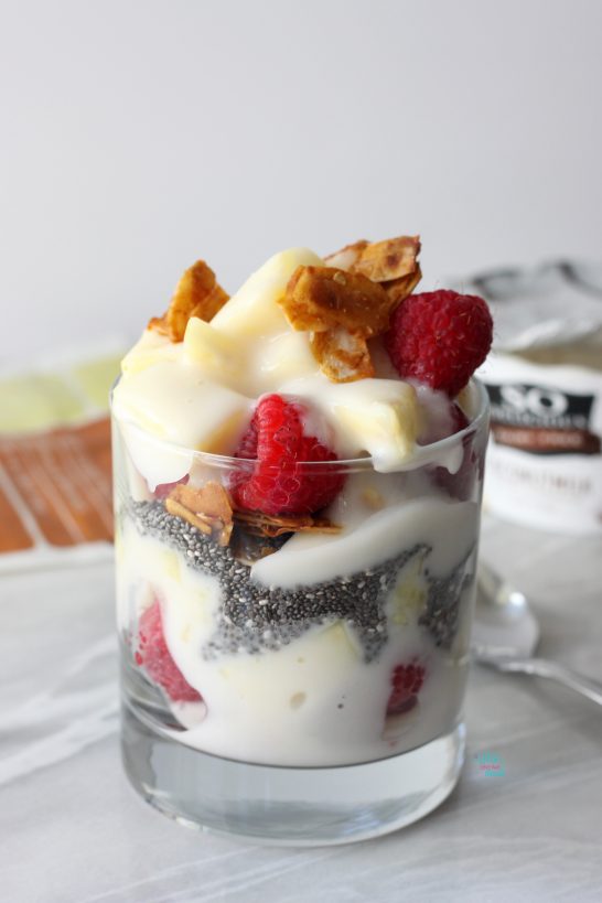 Raspberry Chia Pinapple Coconut Parfait WM3