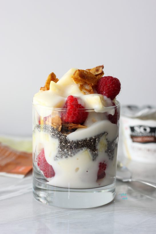 Raspberry Chia Pinapple Coconut Parfait WM6