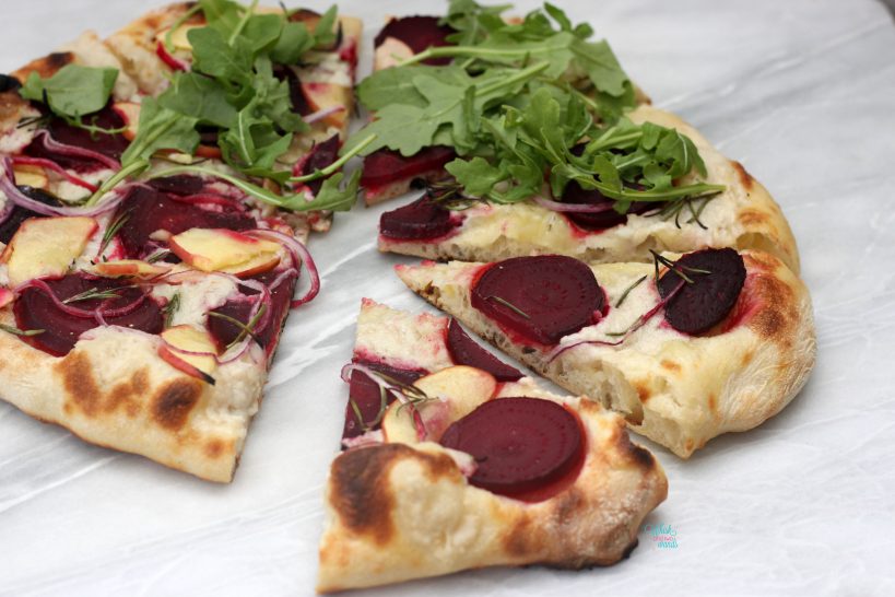 Apple Beet Arugula Pizza