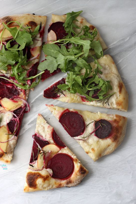 Apple Beet Arugula Pizza