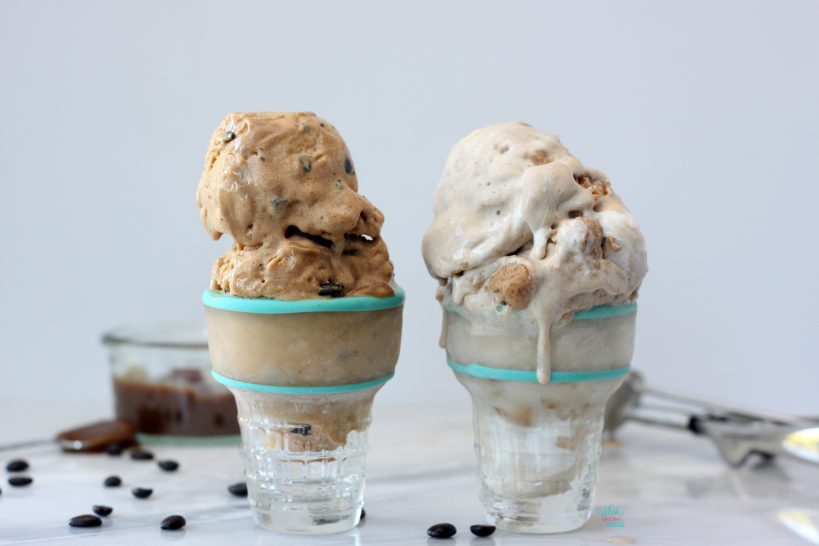 Caramel Pumpkin Latte Ice Cream and Pumpkin Pie Ice Cream