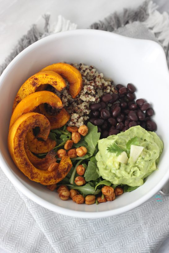 Pumpkin Taco Bowl with Apple Guacamole