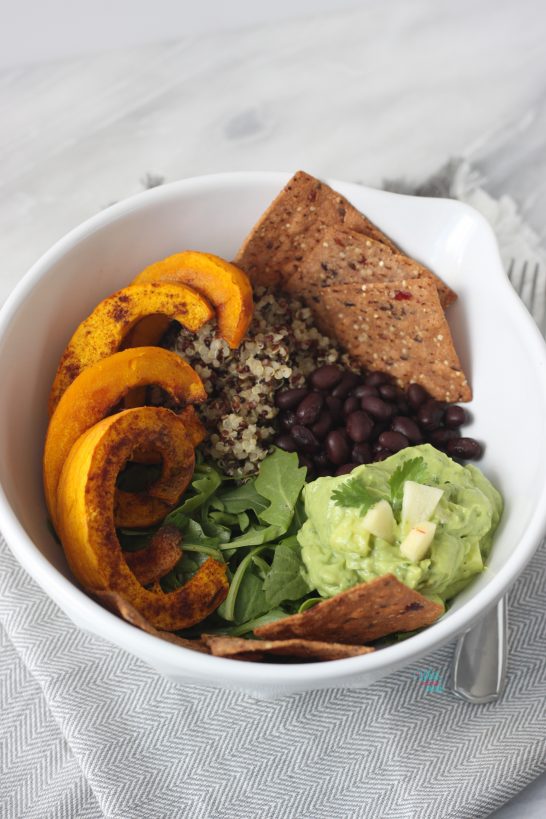 Pumpkin Taco Bowl with Apple Guacamole