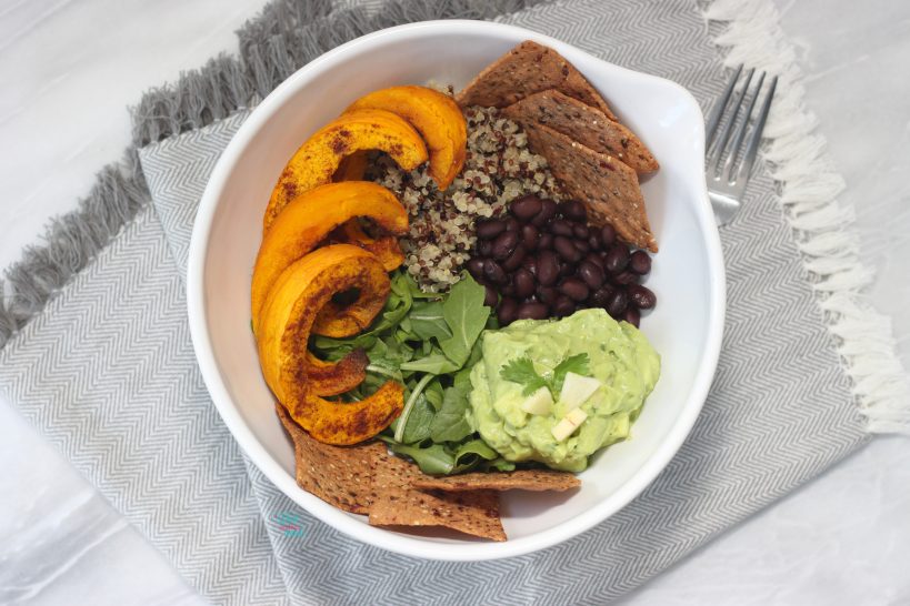 Pumpkin Taco Bowl with Apple Guacamole