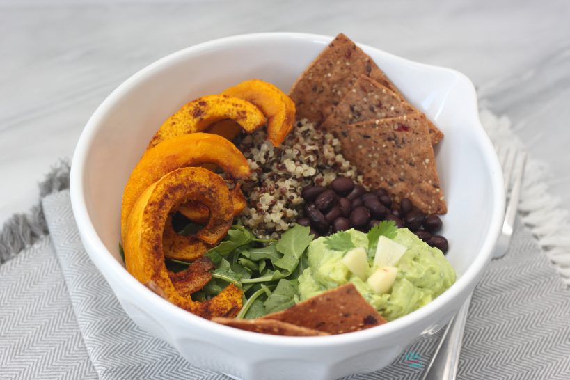 Pumpkin Taco Bowl with Apple Guacamole